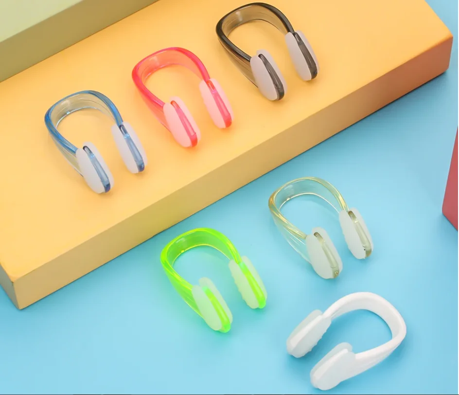 4PCS Kleine Größe Silikon Weiche Schwimmen Nase Clip Schwimmen Ohrstöpsel Pool Wasserdichte Ohrstöpsel Anzug Zubehör Für Erwachsene Kinder – Detail 9