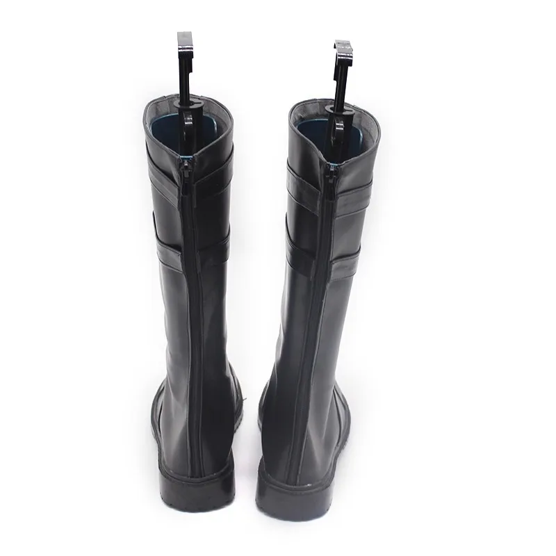 Game Wuthering Waves Rover Cosplay Shoes Pu Black Boots Women Men Anime Halloween Party Play Role Costume Props