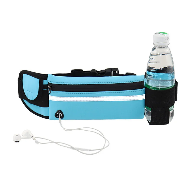 

SVEIC Yoga Sports Waist Bag Outdoor Fitness Sexy Running Waist Bag Mobile Phone Close Fitting Invisible Elastic Lycra Waterproof