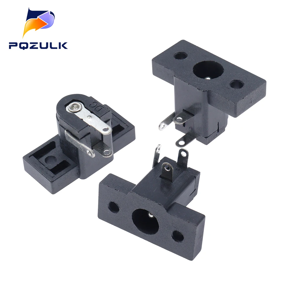 10PCS 5.5*2.5mm / 5.5*2.1mm DIP DC Power jack Tablet Notebook Charging Switch Connector with Screw Hole