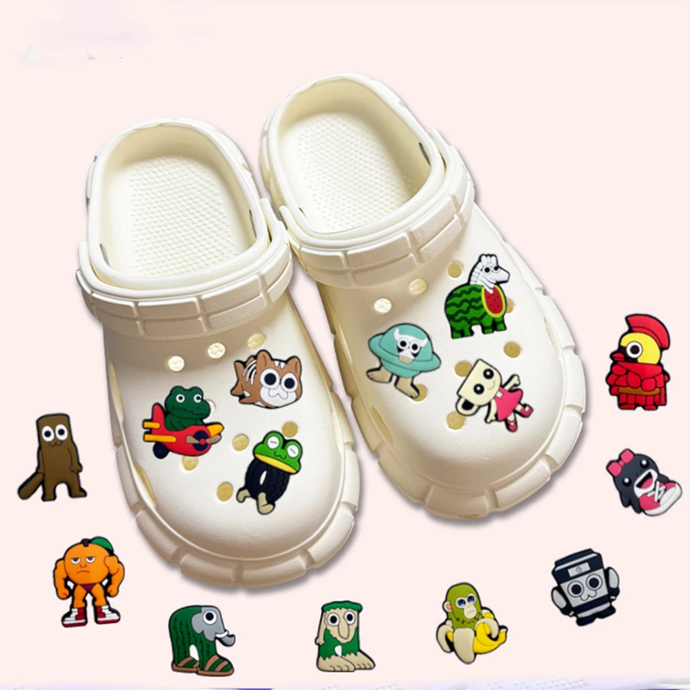 Heißer Verkauf Cartoon Brainrot Serie PVC Schuh-Charms Zubehör Abnehmbare DIY Schuh-Dekorationen Schnalle Kreative Geschenke – Detail 6