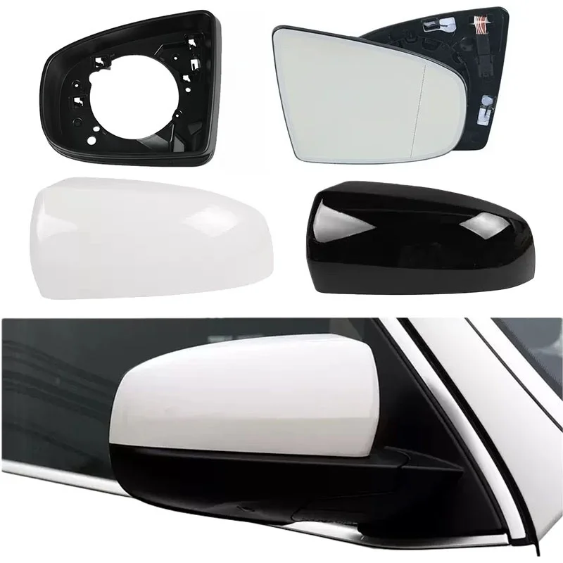 

For BMW X5 E70 2006-2013 X6 E71 E72 2007-2014 Car Rear Heated Mirror Glass Cover Frame Turn Signal Light Bottom