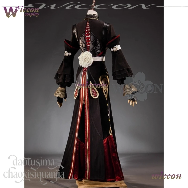 Isolde زي مثير طويل عسكري فاسق موحد لعبة Zenless منطقة صفر تأثيري فستان أخضر Y2K شعر مستعار طويل حفلة عيد الميلاد كوس #3