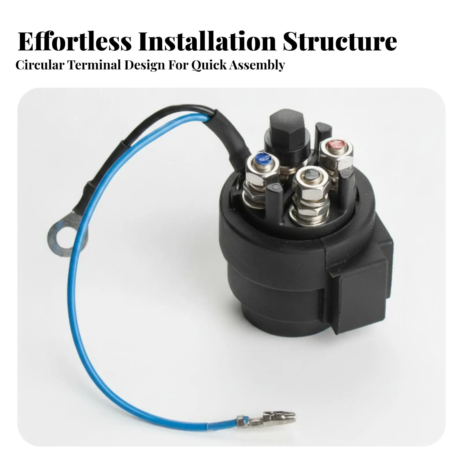 Outboard Motor Lift Relaying Black Marine Outboard Relaying Cylindrical