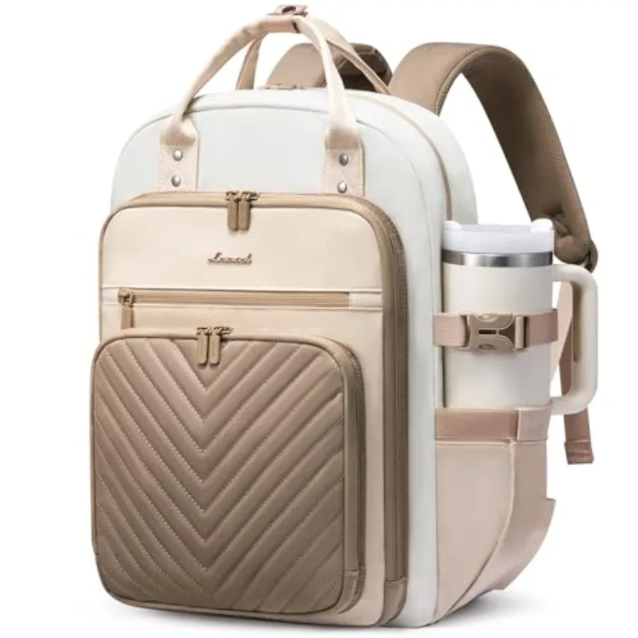 

Laptop Backpack for Women, Water Resistant Travel Work Backpacks Purse Stylish Business Teacher Nurse Computer