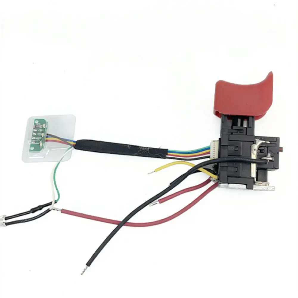 Replacement Switch And Circuit Board For Dongcheng DCJZ09 10 Cordless Drill Power Tool Maintenance Accessory Set