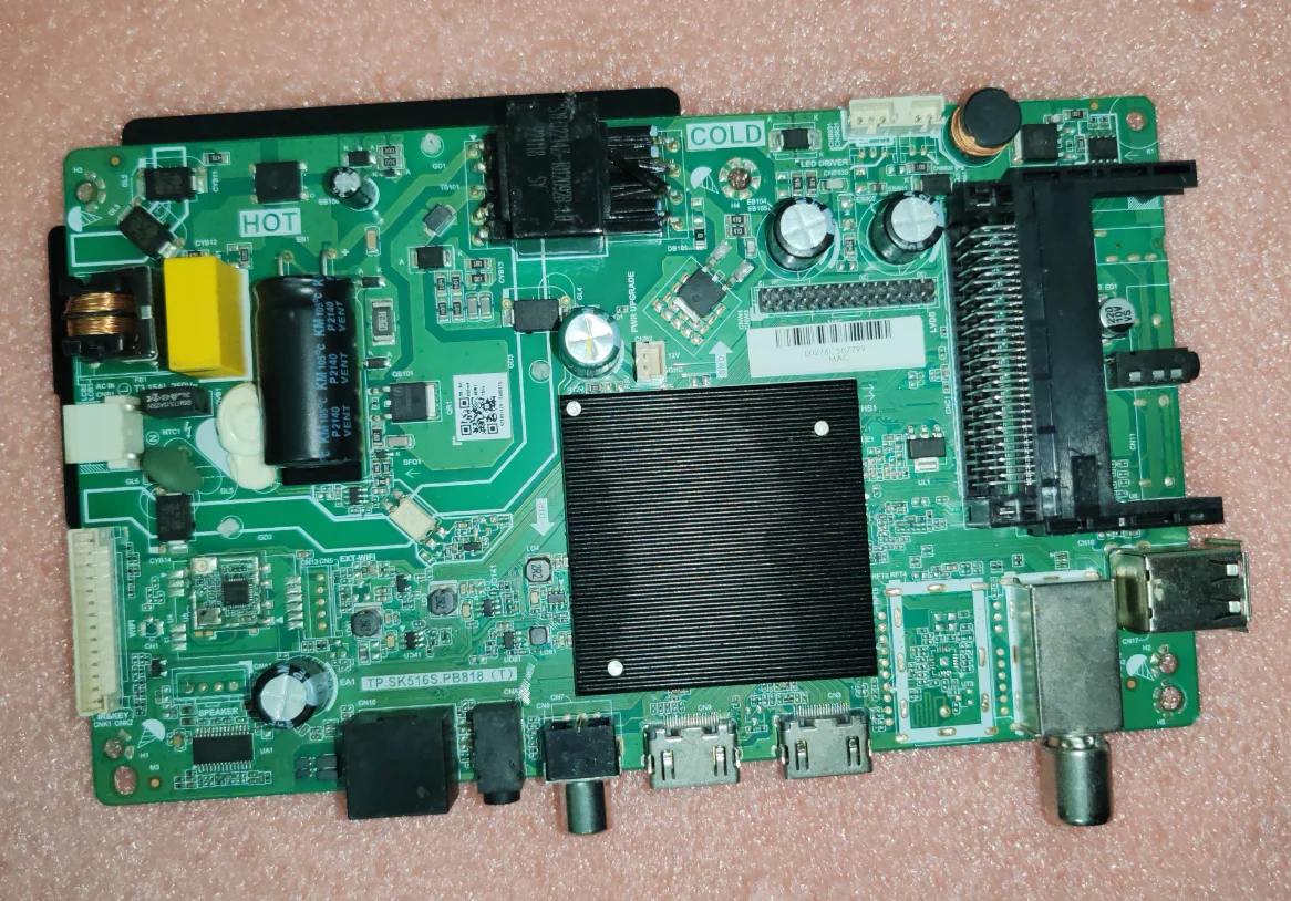 TP.SK516S.PB818(T)  4-core WiFi network TV motherboard works well with 31-41v 350ma 1g+8G memory