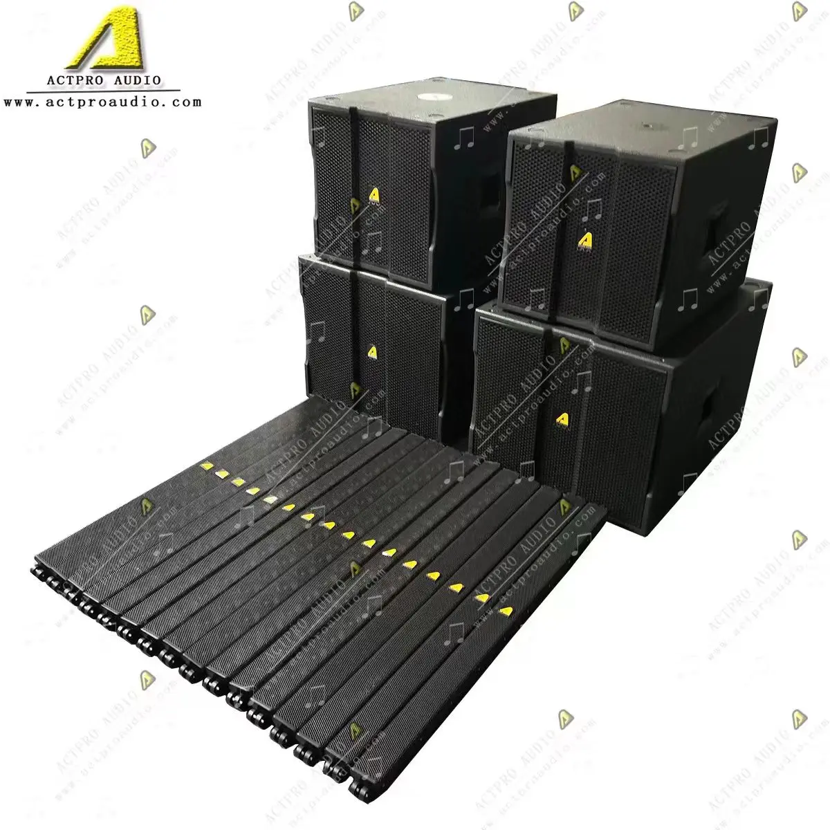 Speaker PA KA162 Speaker Kolom Array Garis Modular Array Baris Gereja Kuat Speaker Array Garis Portabel Actpro