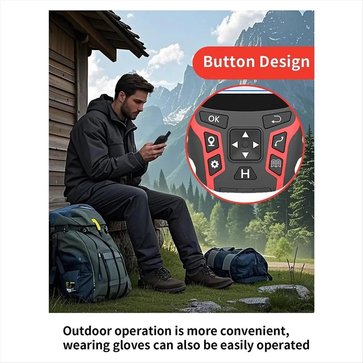 

Okay A6 Handheld GPS for Hiking,Multi-GNSS Support, Rugged GPS Navigator,Handheld GPS Navigator for Camping Hunting