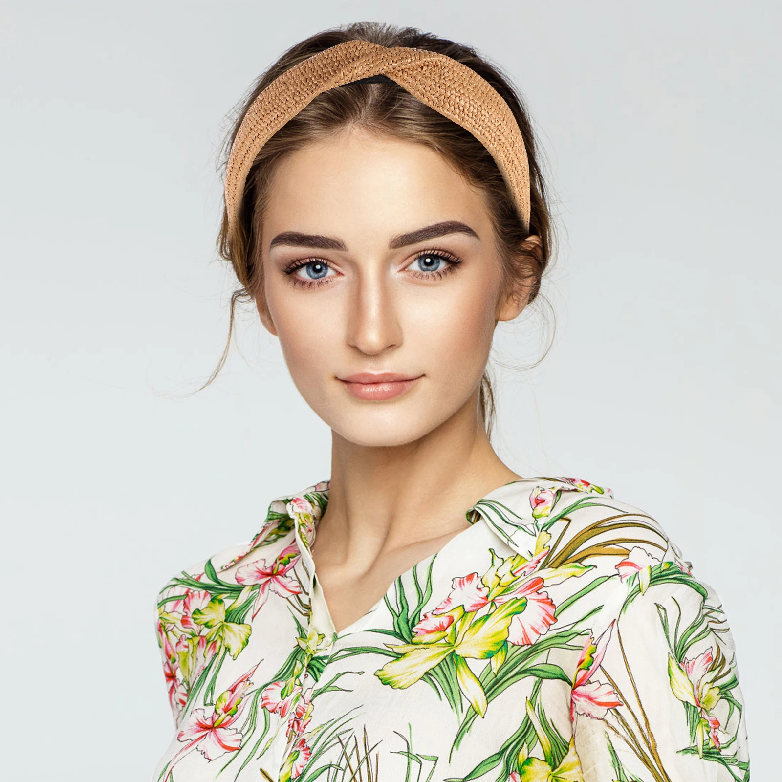 

Woven Headbands Straw Hair Hoops Durable Comfortable Party Daily Life Meeting Accessories Hairband Unique Design