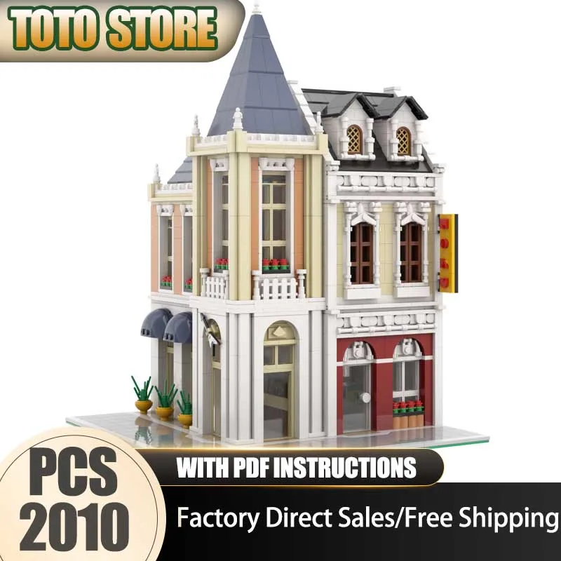 

Конструктор Moc: Радиостанция и Музыкальный Магазин, Модульная Модель, Технологичные Кирпичики, Сборка DIY, Конструктор для Праздников, Подарки