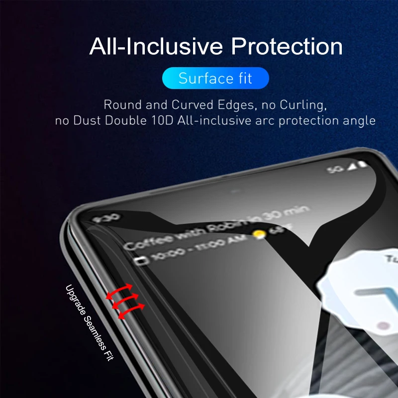 Película protectora de hidrogel para Google Pixel 7 Pro, Protector de pantalla de 6,7 pulgadas, 2 piezas