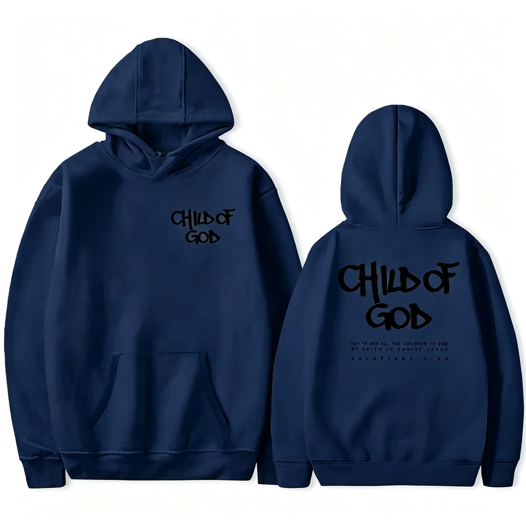 2026 I Am A God Child Kapuzenpullover mit Buchstabendruck, christliche Gott-Sweatshirts, Kapuzenpullover, Gebet zum Herrn, Sweatshirt, Damenbekleidung – Detail 12
