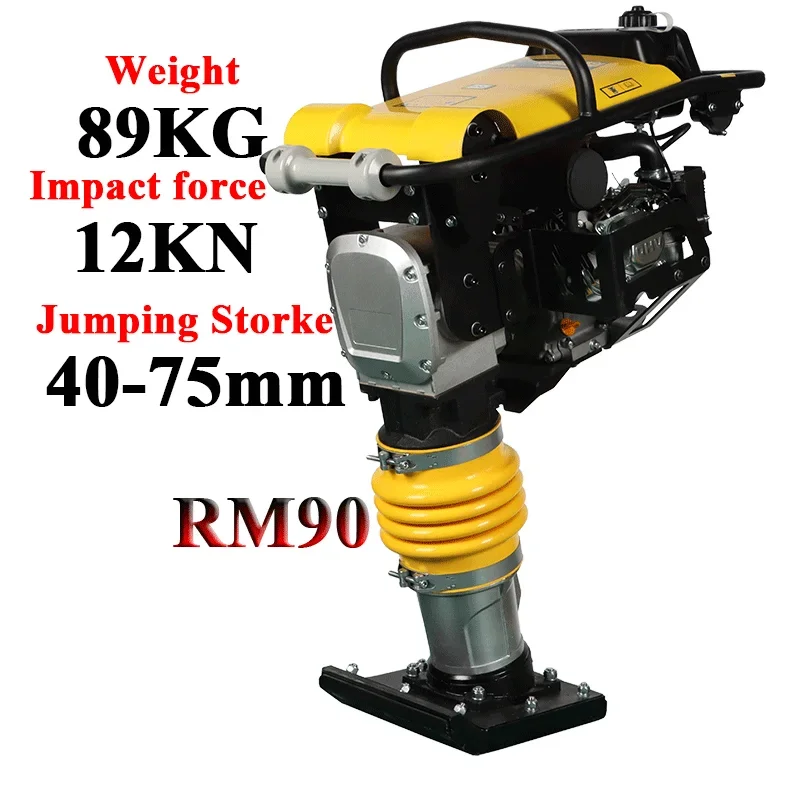 

High Quality 5.5HP Honda GX160 Engine Handheld Soil Jumping Jack Small Rammer Compactor Vibrating Tamping Rammer