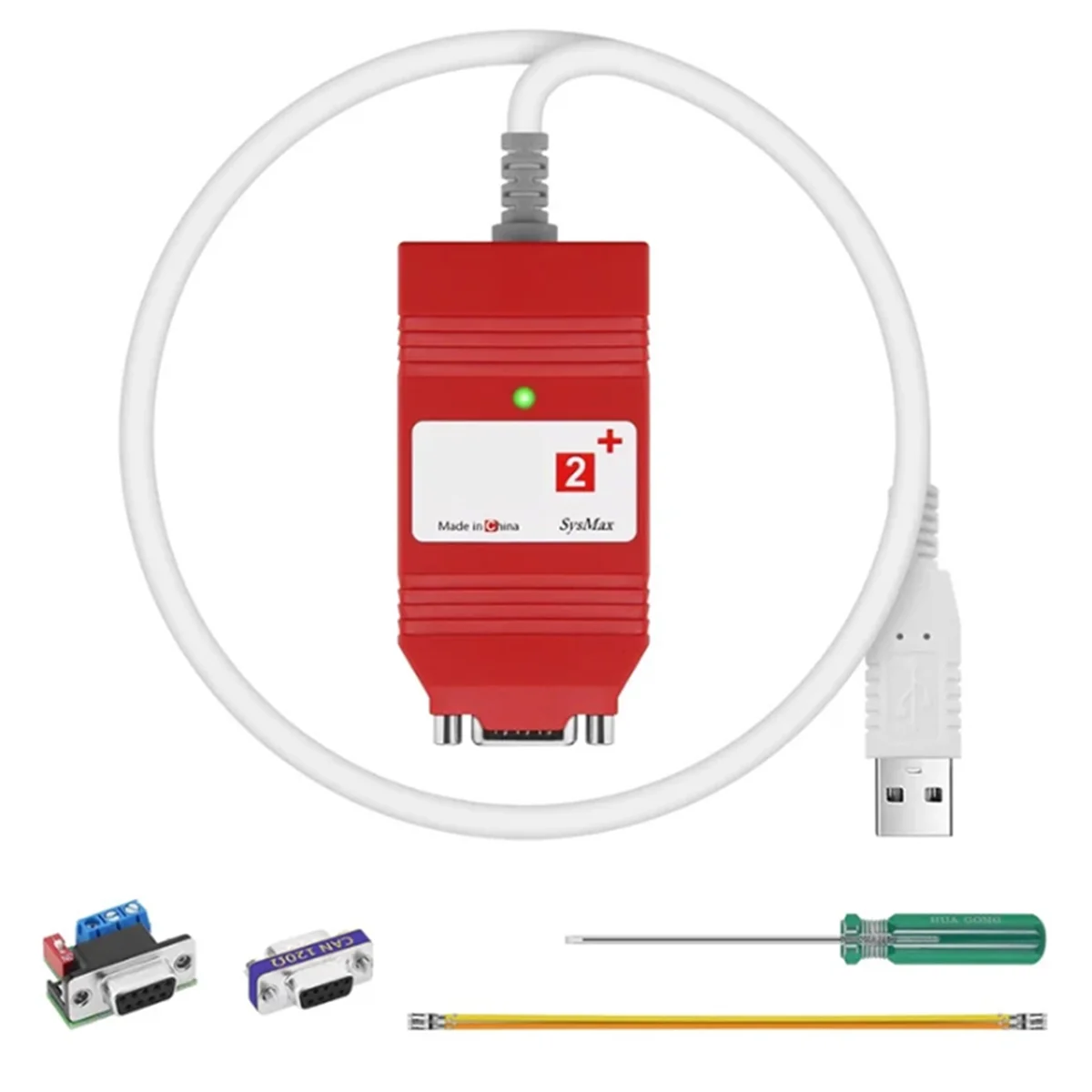 

Адаптер AC37-USB-CAN Анализ шины CAN и вторичное развитие, совместимый с IPEH- 002022