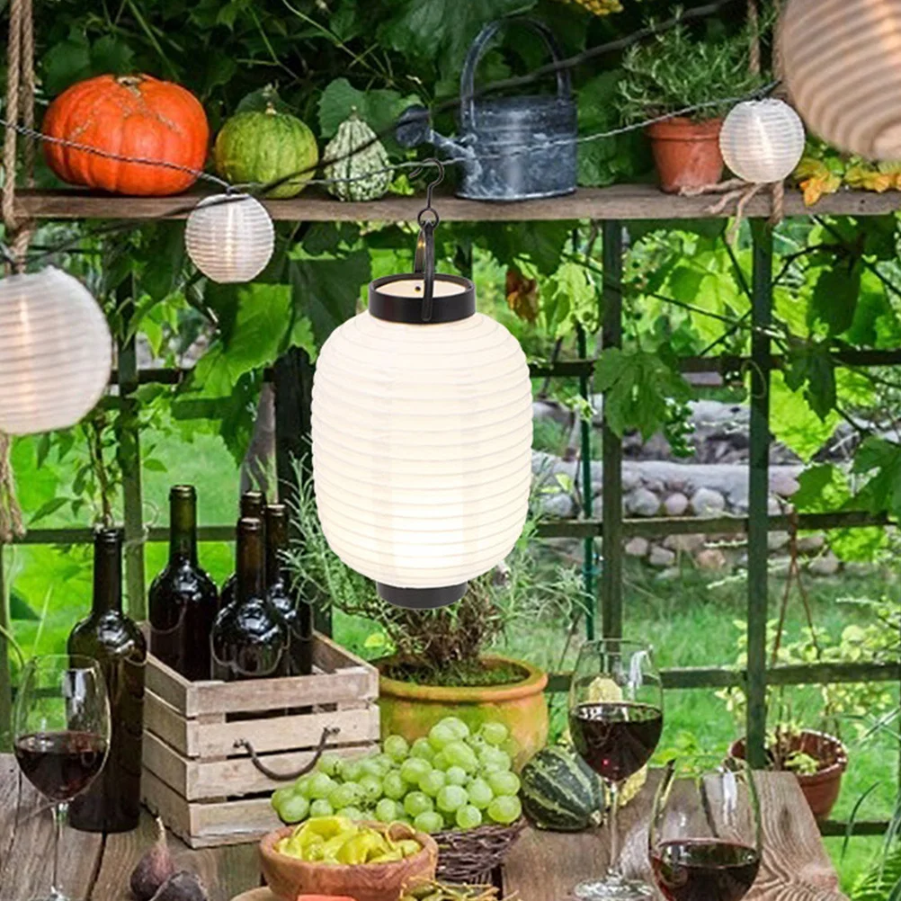 

2Pcs Foldable Japanese Lanterns with Light Paper Hanging Decorative Lanterns for Home Bar Restaurant Party Traditional Japanese