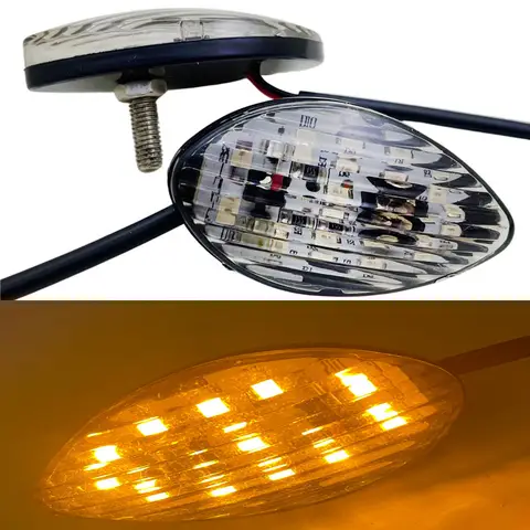 오토바이 LED 방향 지시등 페어링 프레임 조명, 독수리 눈 표시기, 앰버 램프, 혼다 CBR600RR CBR1000RR 929/9 범용