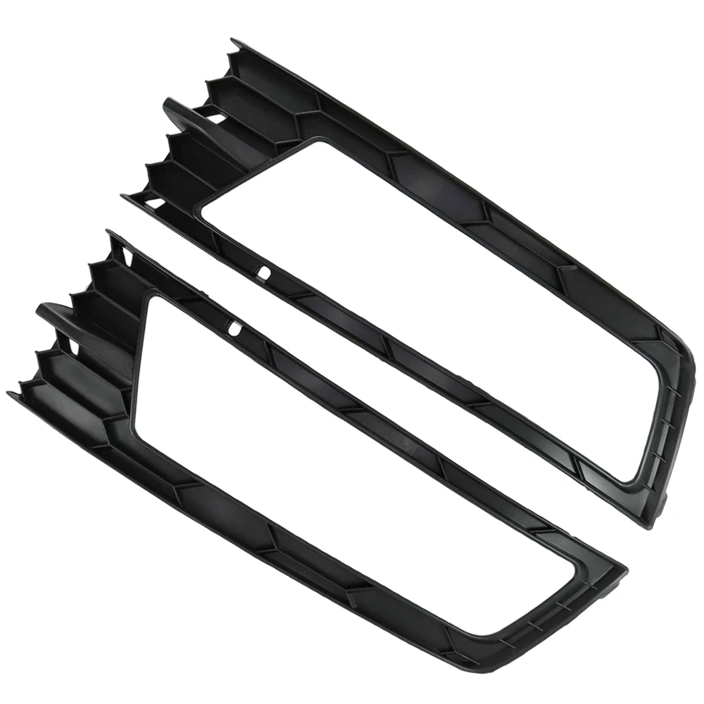 

ABS Black Lower Bumper Fog Light Cover Fit for Skoda Rapid 2013-2017 Lower Bumper Fog Light Covers