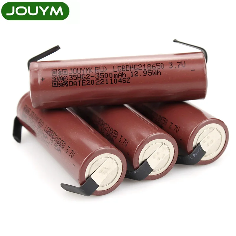 

HG2 JOUYM 3500mAh 18-24mΩ 18650 Battery High Current Li-ion Batteries 3.7V 30A high Discharge Power Cell