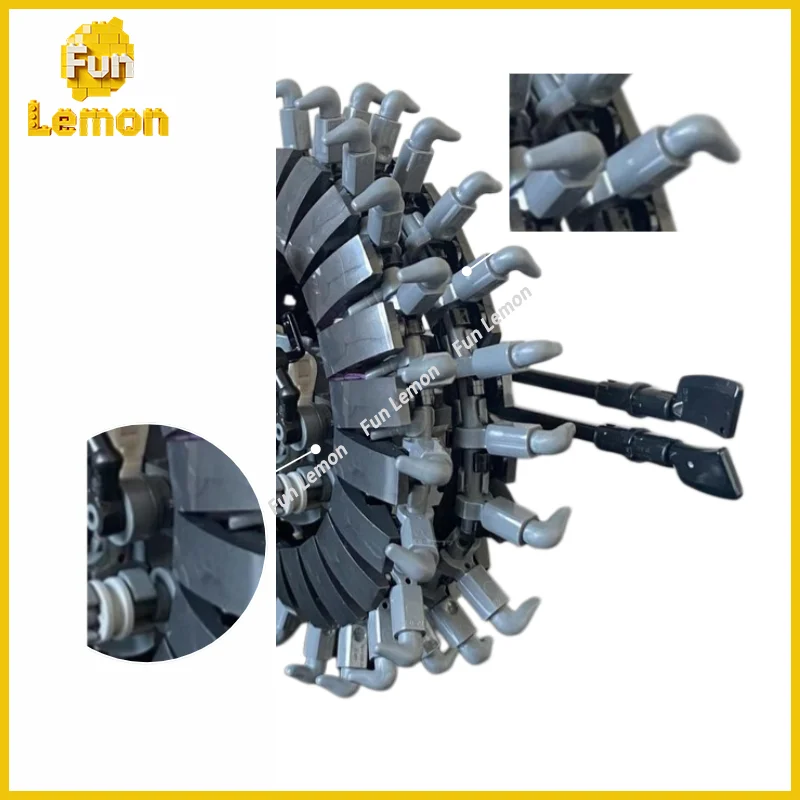 

Конструктор MOC: Футуристический боевой велосипед на колесах, модель для сборки, коллекционная игрушка