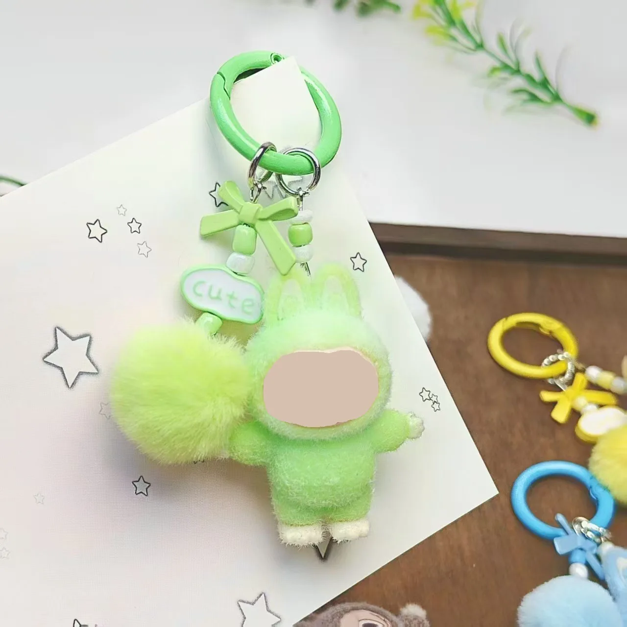 1PCSNew سلسلة المفاتيح الصغيرة الكرتون الإبداعية ثلاثية الأبعاد دمية الطلاب المدرسية قلادة سيارة مفتاح سلسلة النساء الرجال يعرض 2025