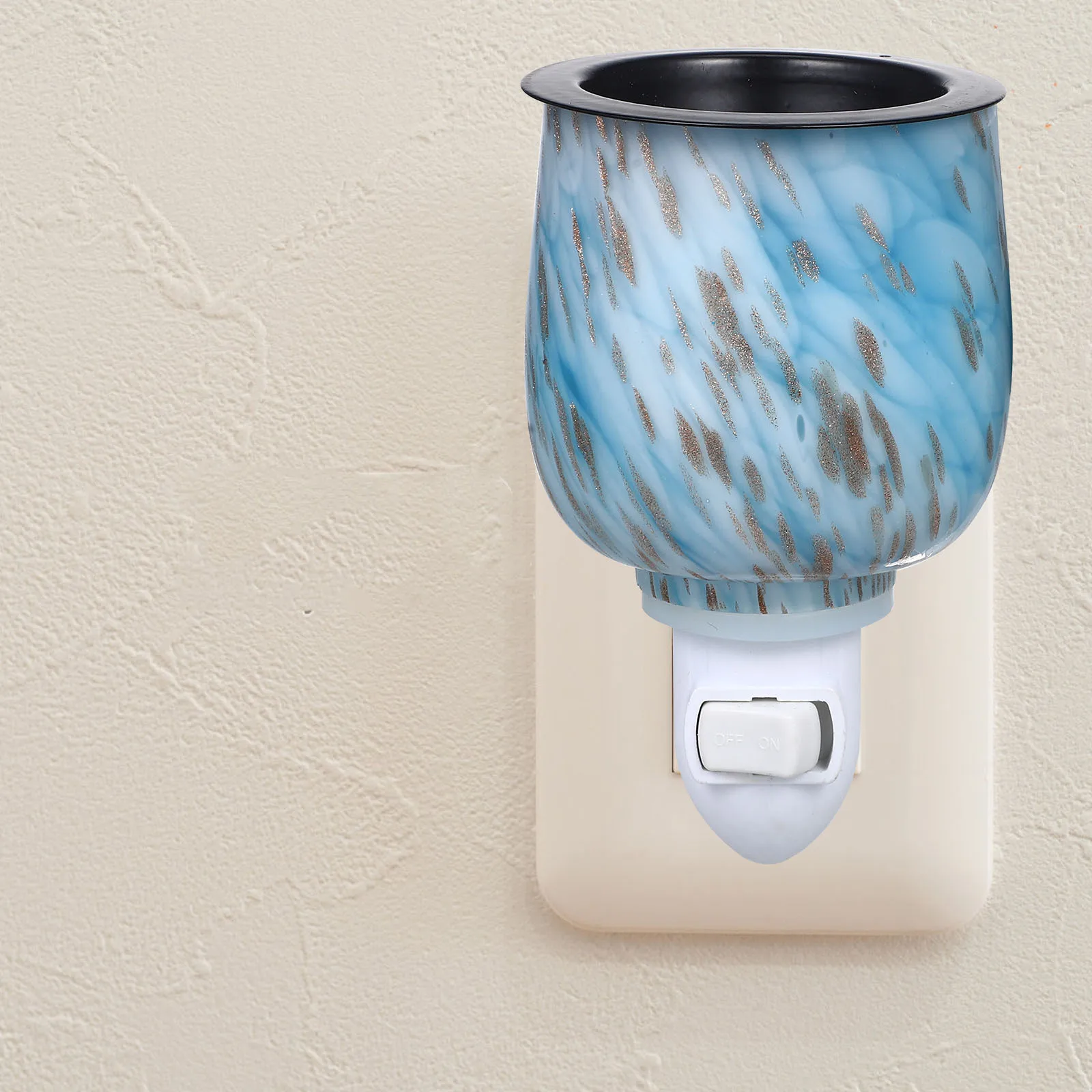 Lampada per fusione della cera Uso cucina Ventilatore di scarico Ventilatore per aromaterapia per la ventilazione della toilette