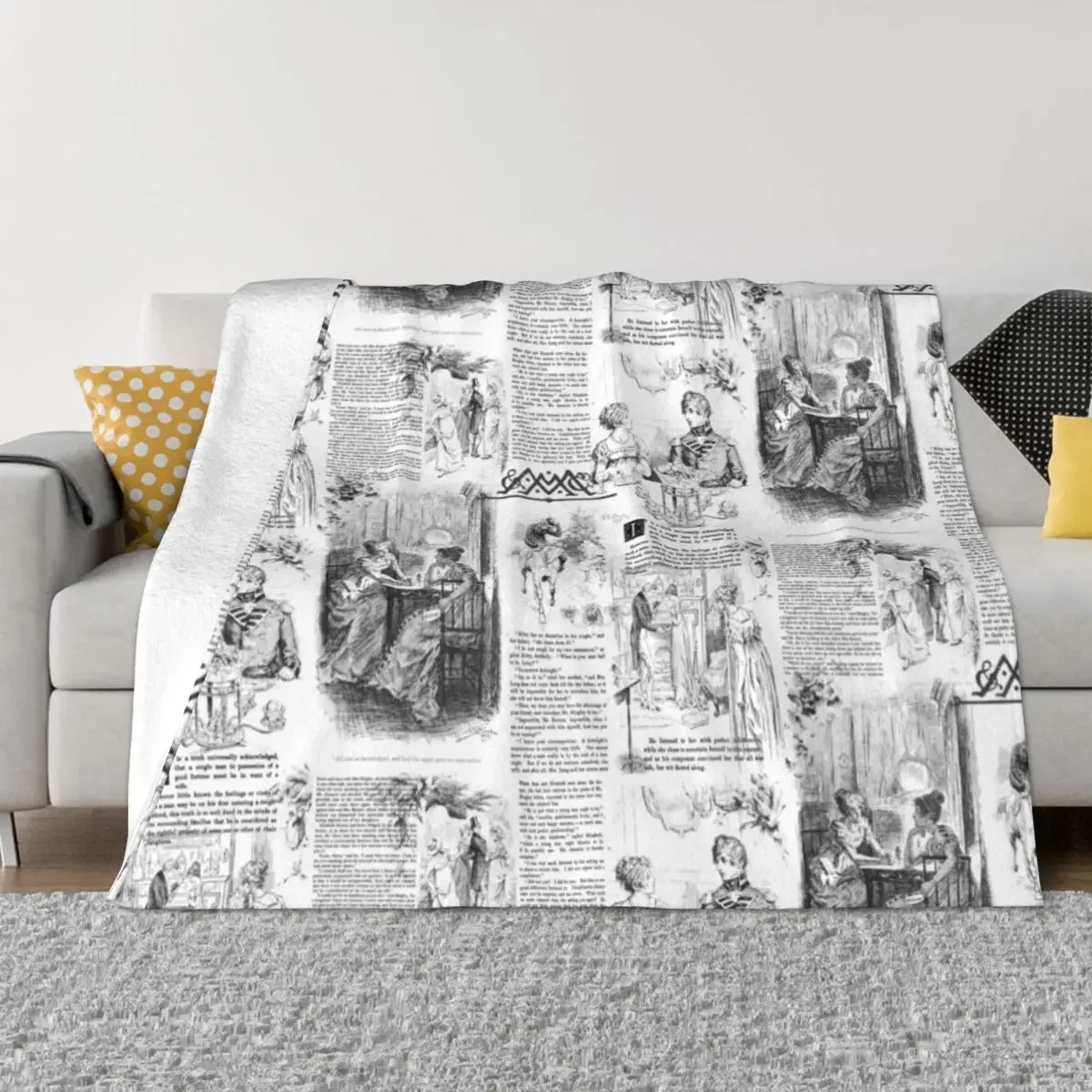 Pride and Prejudice - Pages Throw Blanket For Baby halloween Soft Big Blankets