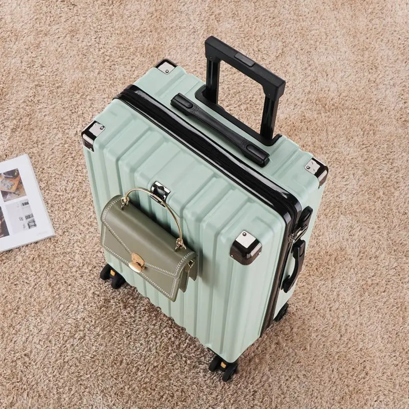 Male Students Mute Suitcase Universal Wheel 20 Zipper Female New Password Suitcase 24 Super Capacity Suitcase Maletas Bag