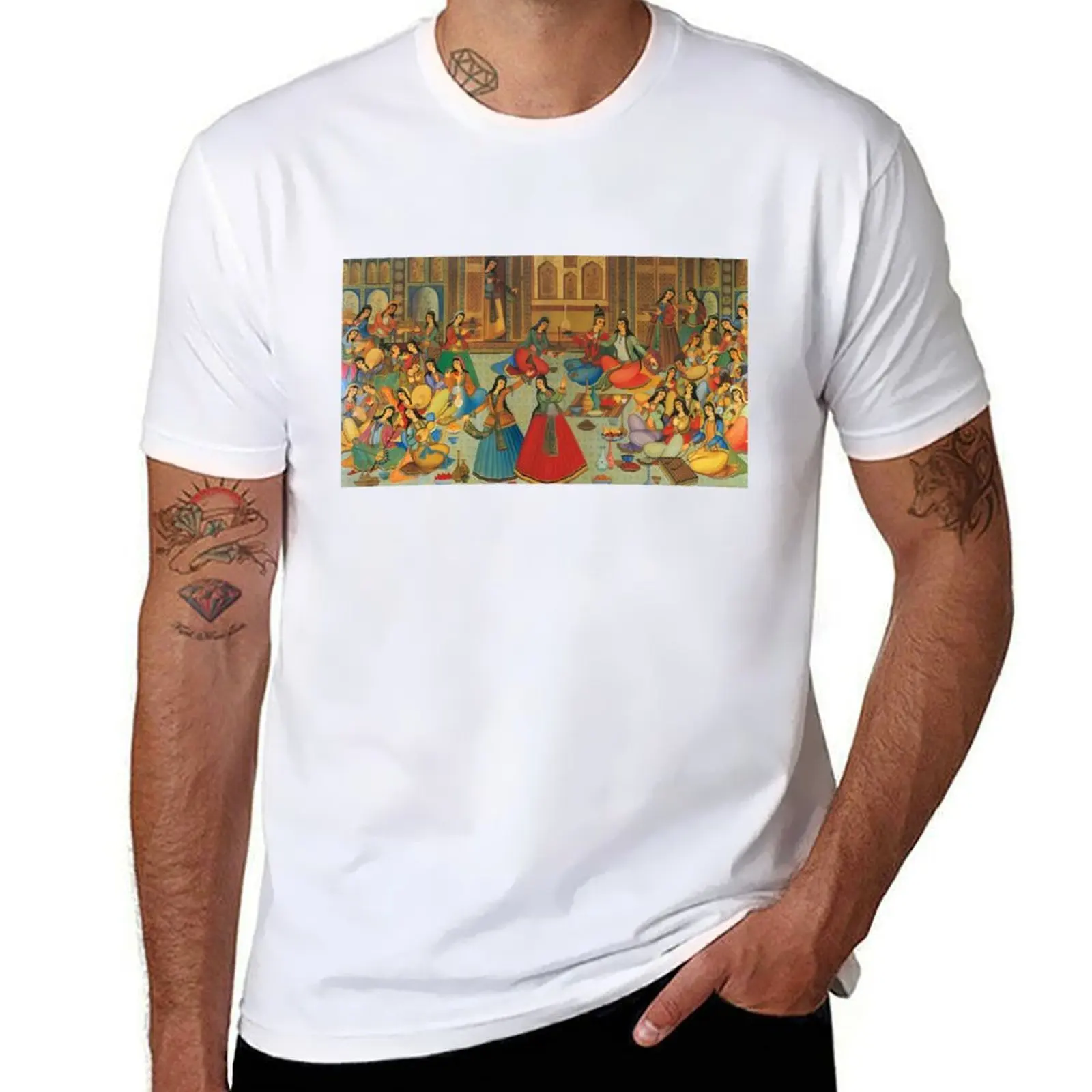 

Persian ladies Dance T-Shirt cotton t shirt man t shirt man plain T-Shirt