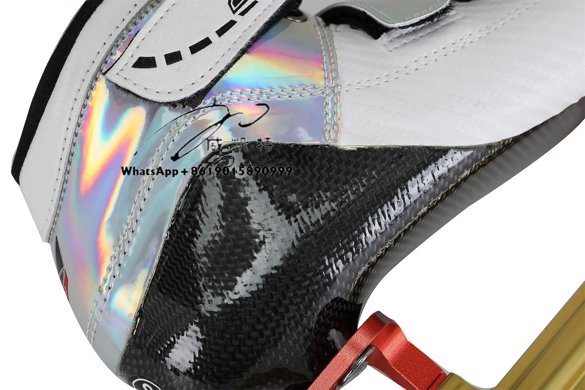 أحذية تزلج على الجليد من ألياف الكربون ذات مسار قصير من ألياف الكربون للرجال والكبار أحذية تزلج سرعة السباق