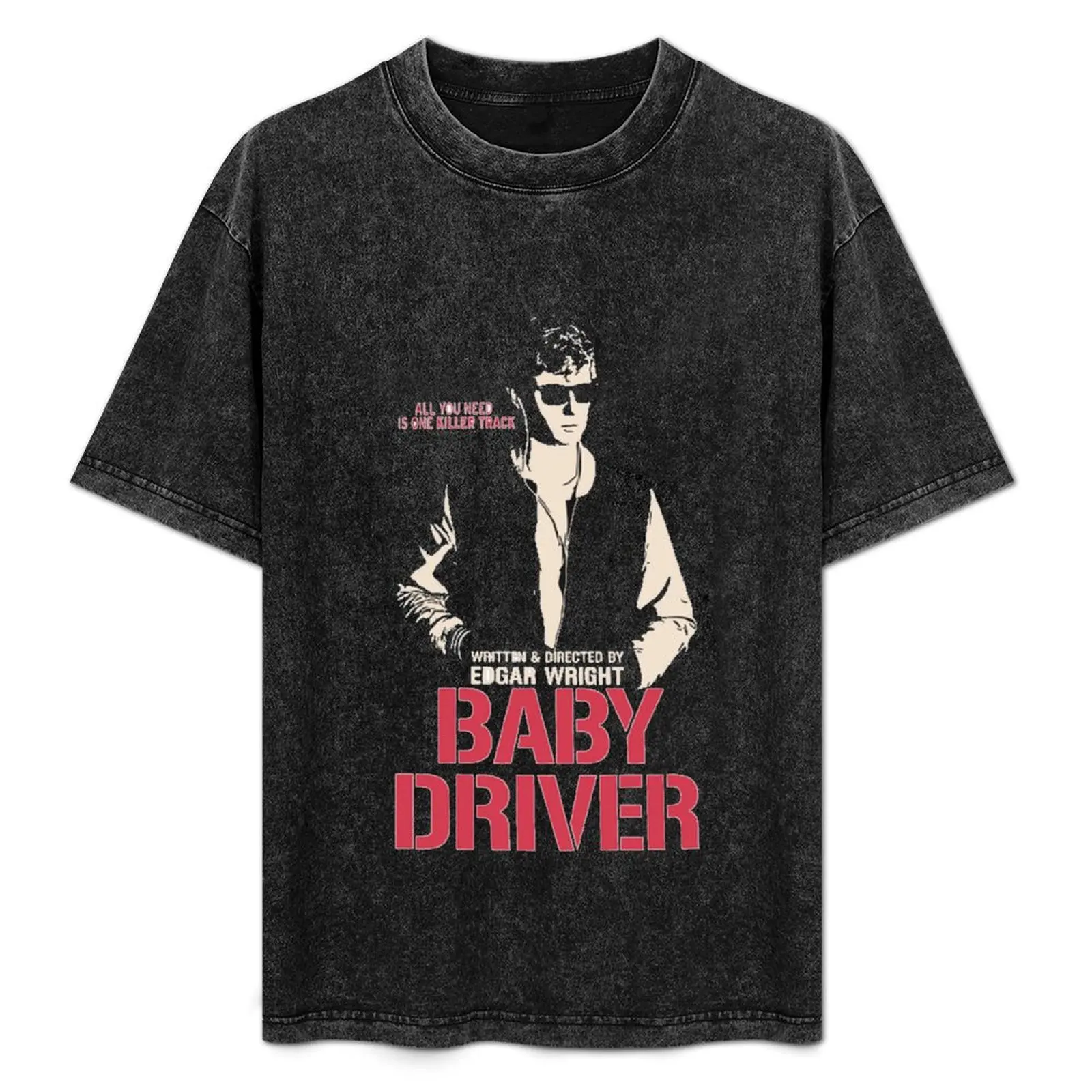 

baby driver png T-Shirt anime figures hippie clothes workout shirts for men