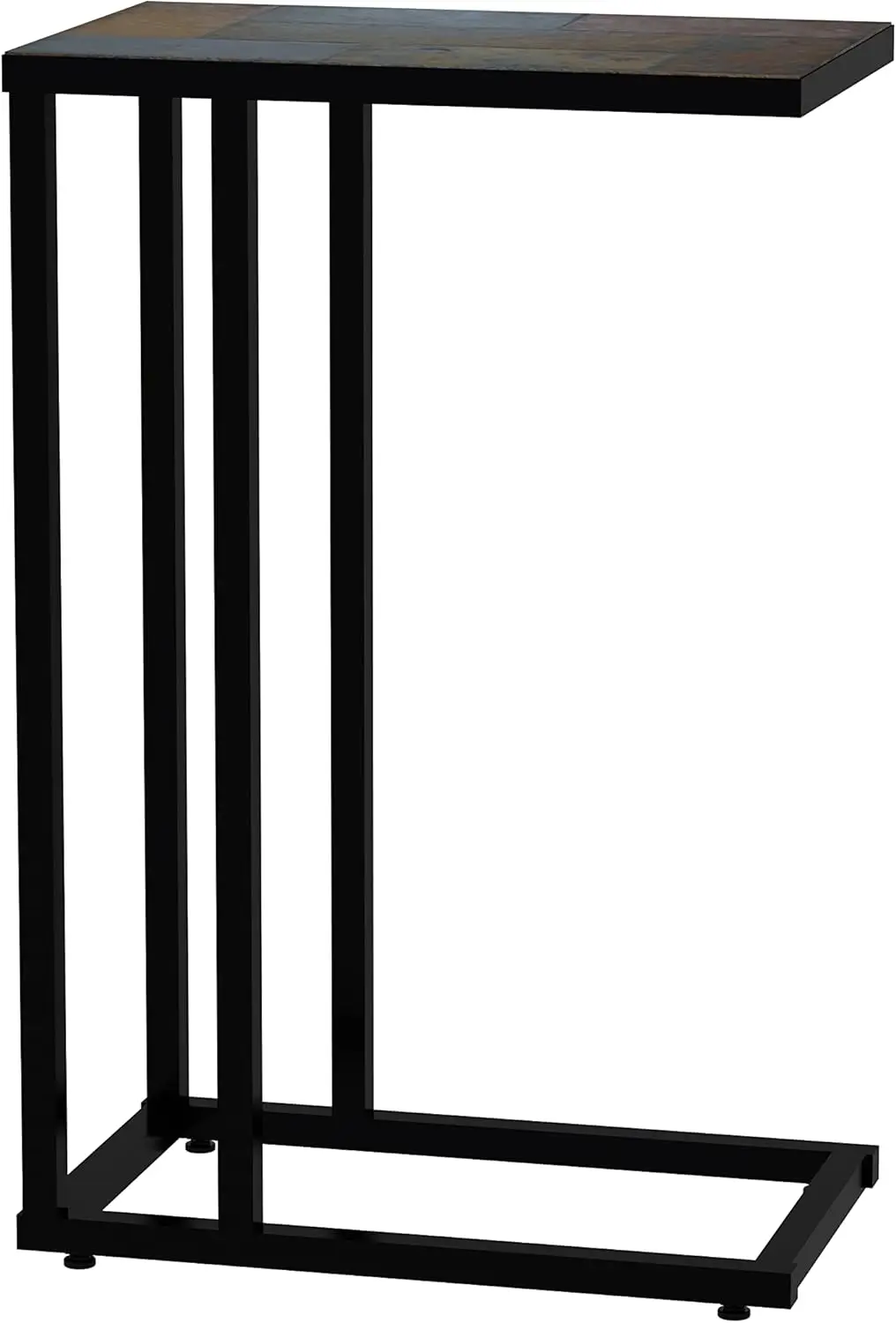 Tri-Level Slate-Top Nesting Tables: Durable Stone Accent Furniture for Home