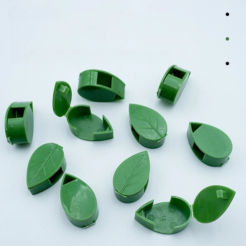 10Pcs Plant Climbing Wall Fixture Clips Rattan Vine Fixer Self-Adhesive Hook Invisible Garden Binding Clip Wall Sticky Outdoor