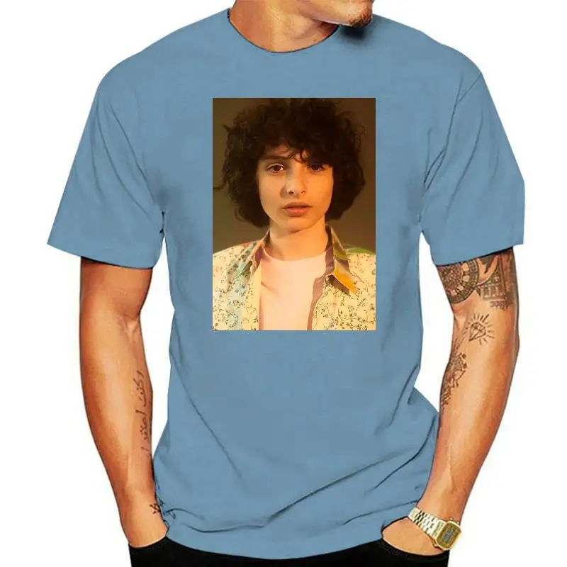 Men t shirt New Finn Wolfhard White Tops O Neck Adult Tee Shirt t-shirt novelty tshirt women