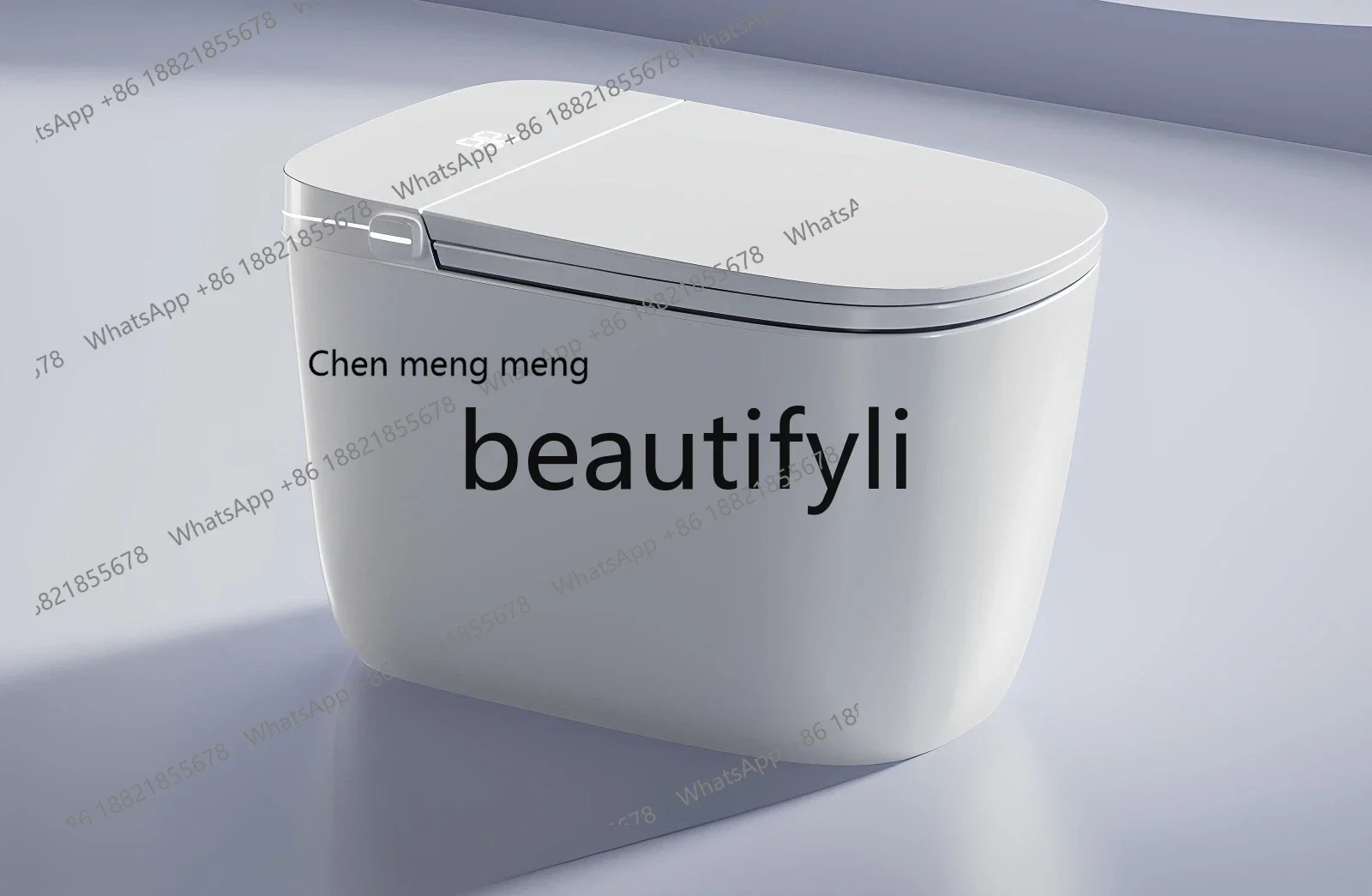 New arrive  Fully Automatic Smart Toilet Siphon Flush Capacitor Flip Cover Foam Shield Household Toilet