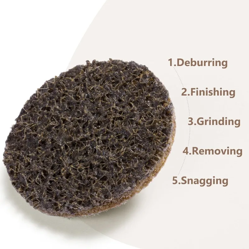 25 PCS Sanding Discs 2 Inch Coarse Quick Change Roll Lock Disc Die Grinder Sanding Disc Coarse Surface Conditioning Discs