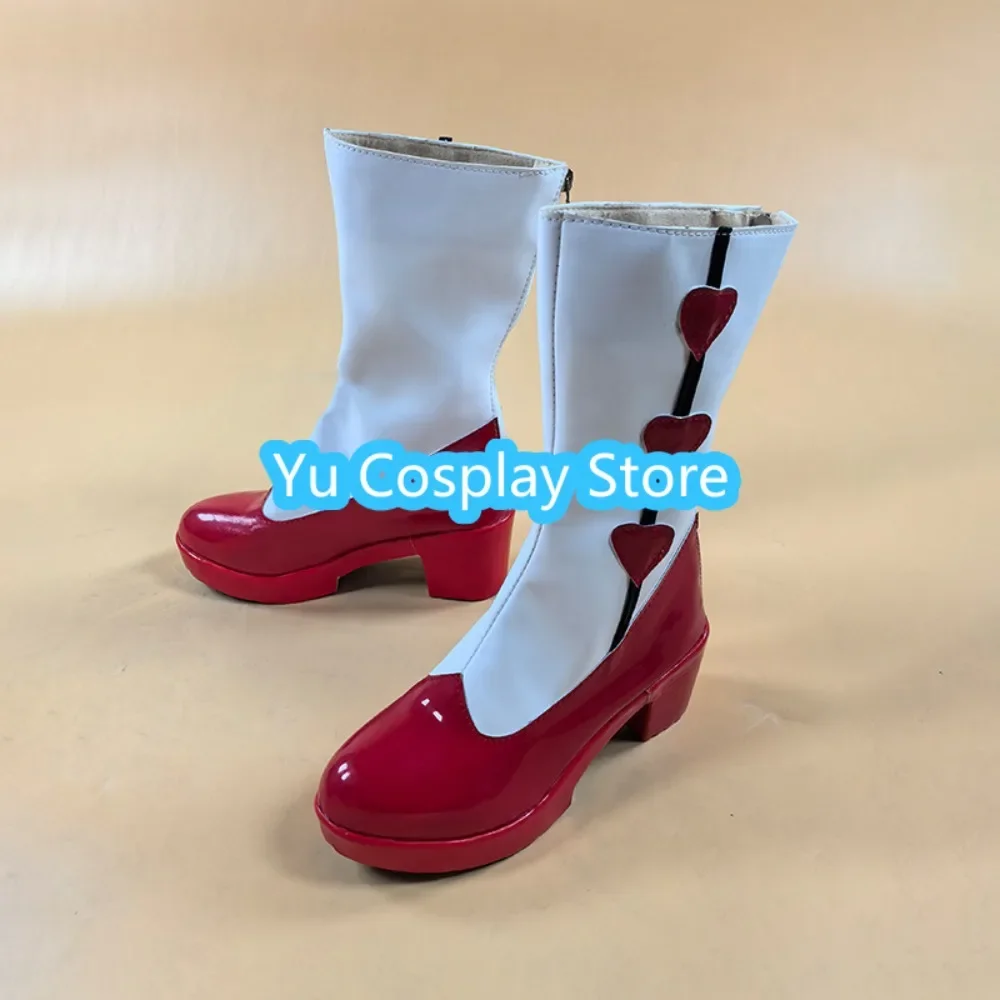 

Yu Cosplay Store Cardcaptor Sakura Rose Heart Battle Suit Cosplay Shoes Anime Game Role-playing Shoes Boots Halloween Party