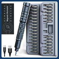 CreationSpace Electric Screwdriver Type-C Rechargeable Electric Screwdriver Set 3 Gears Torque LED Light for PC Building, Drones