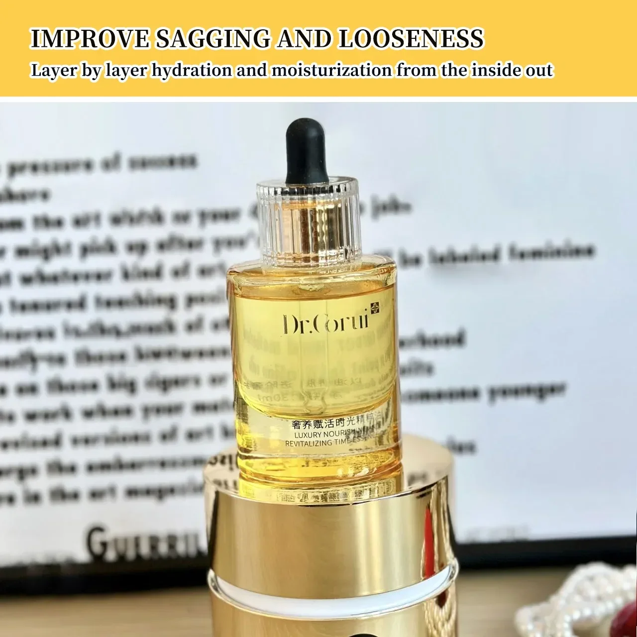 Skincare-Dr.Corui-LUXURY NOURISHING AND REVITALIZING TIME ESSENCE OIL, Anti Wrinkle Moisturizing and Nourishing The Skin