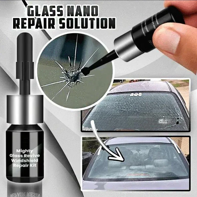 

Windshield Repair Kit for Glass Automotive Glass Nano DIY Windscreen Tool for Fixing Chips Cracks Front Window Repair 1636