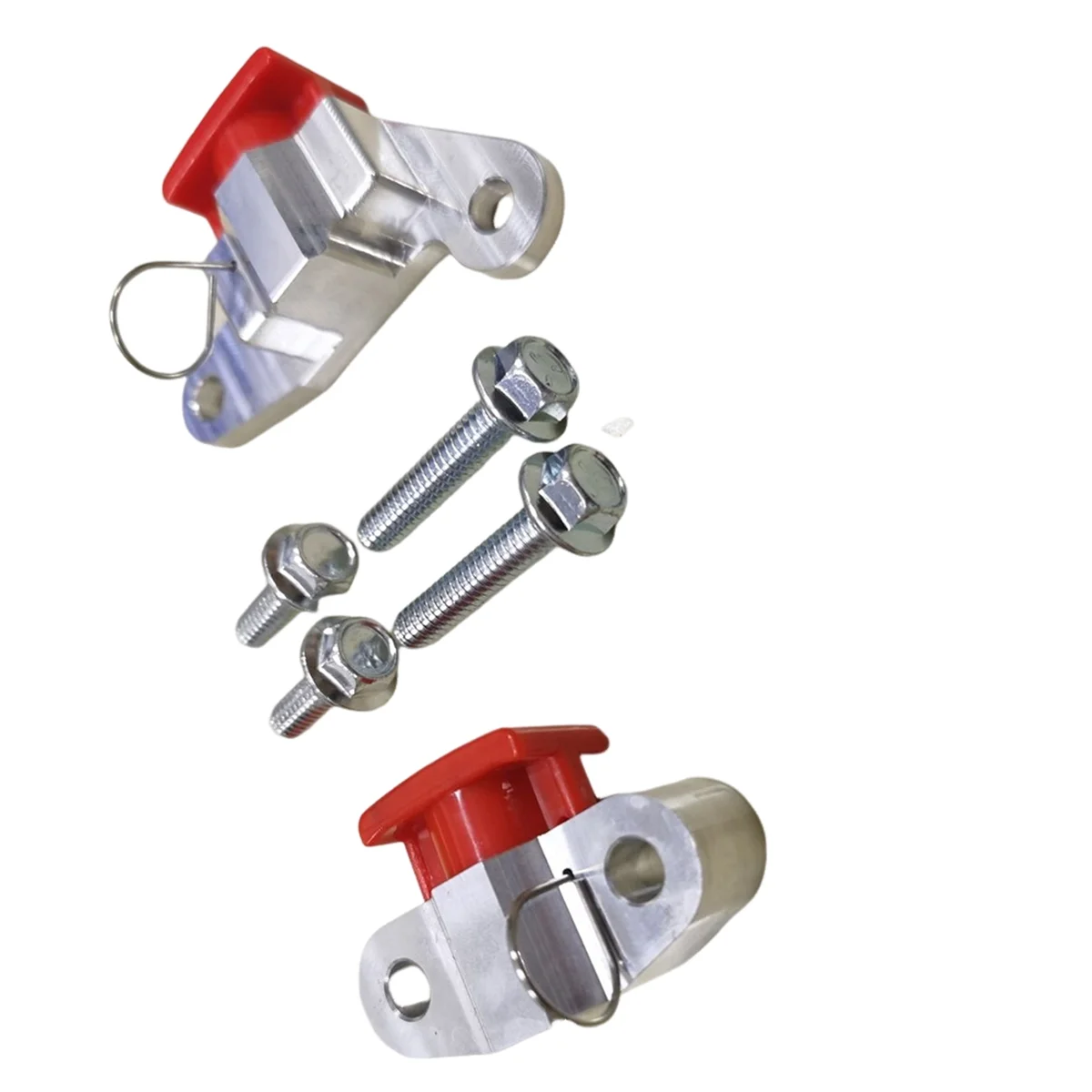 #98G Automotive Parts & Accessories,Chain Tensioner Kit for Heritage Softail Dyna Street Glide 07-16, A,Silver&Red