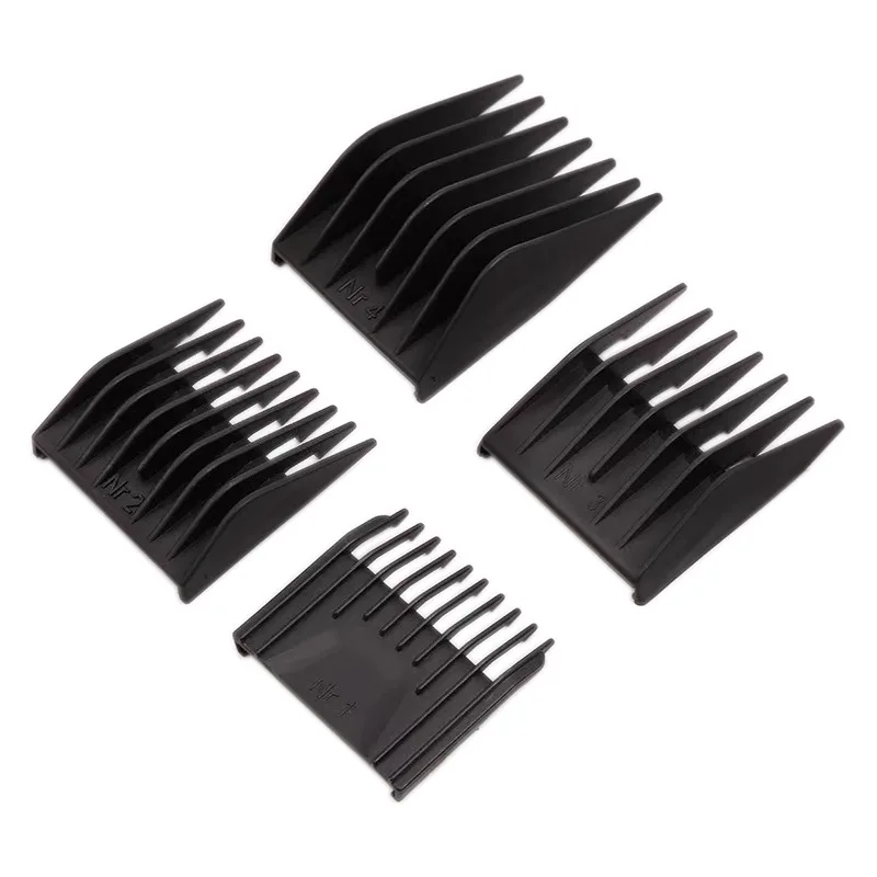 4pcs/set Barber Professional Universal Hair Clipper Limit Comb Replacement Cutting Guide Combs for Moser 1400 Size 3/6/9/12mm