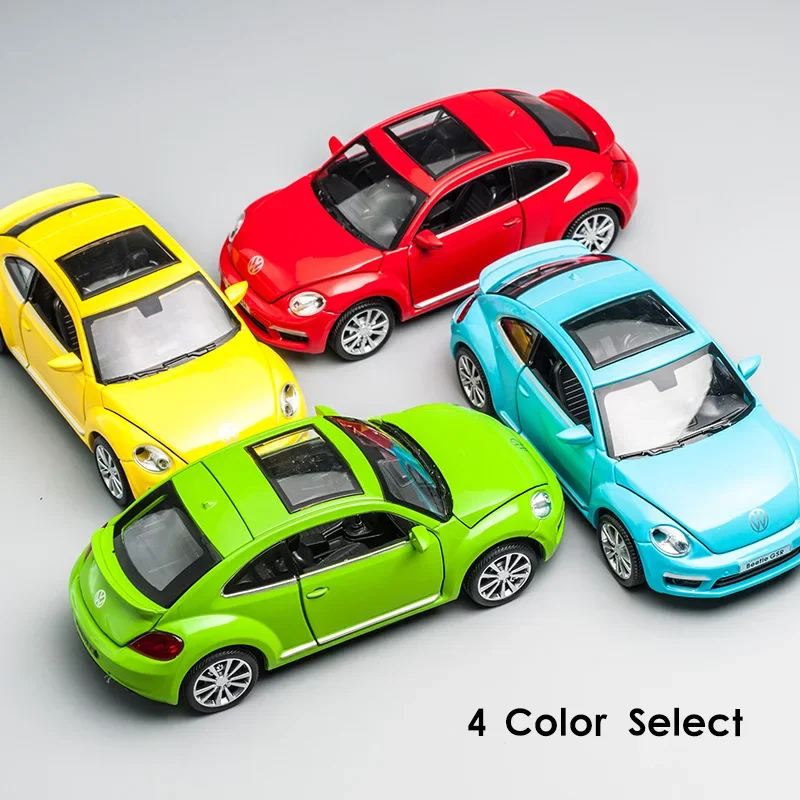 1:32 Volkswagen Beetle Car Model Collection Alloy Diecast Car Toys For Children Boy Toy Gifts Diecasts & Toy Vehicles A134