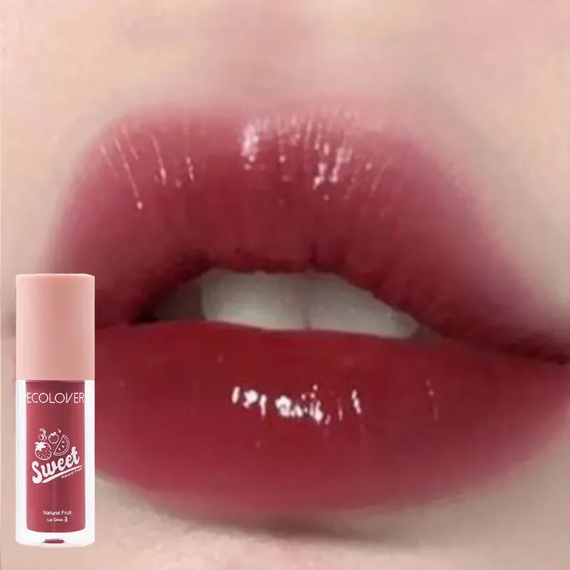 Lip Gloss Lip Balm Liquid Lipstick Mirror Glitter Lip Gloss Waterproof Lipstick Cosmetics Makeup Lipgloss For Women 1pcs