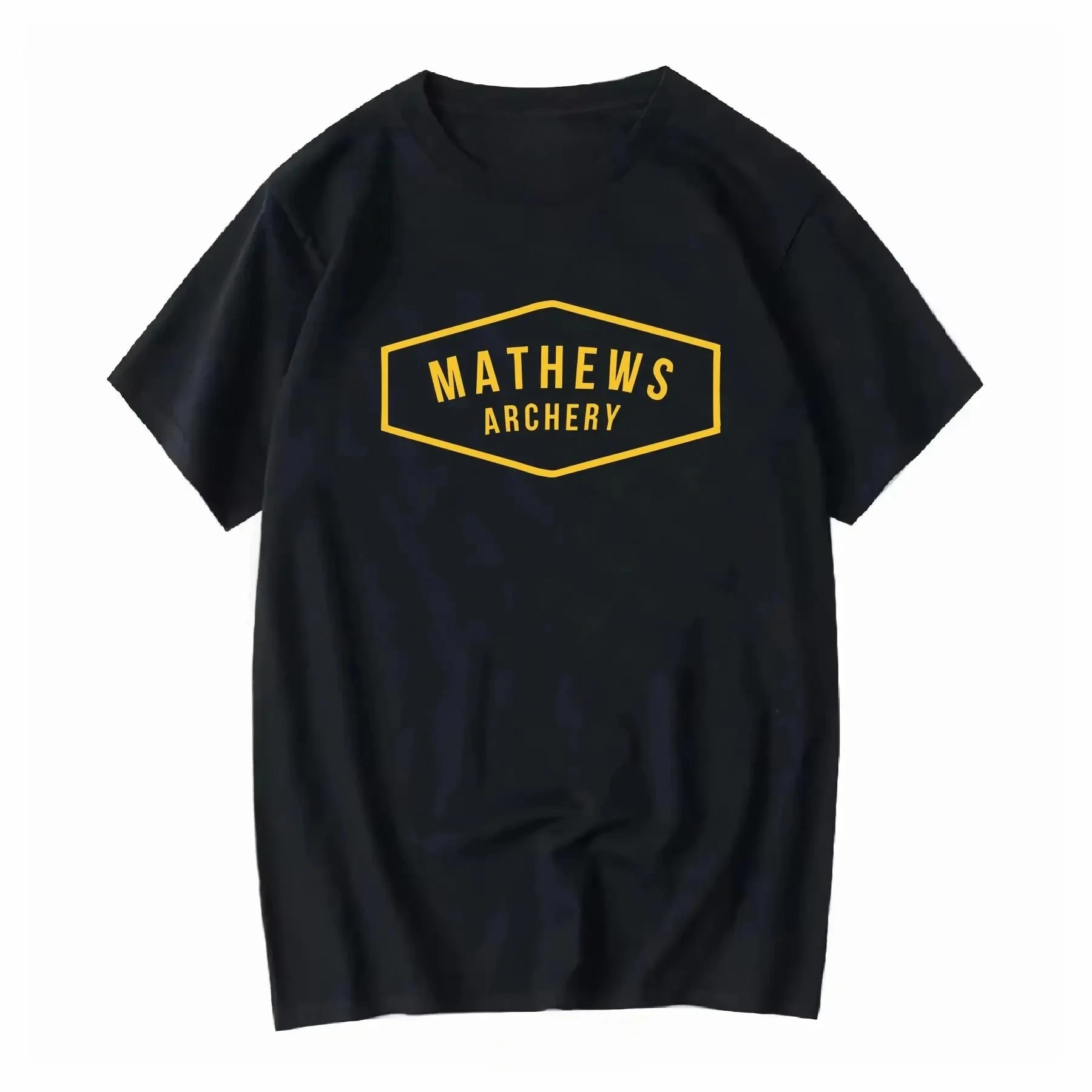 

Mathews Archery Shield T-shirt Medium Long Sleeve or Short Sleeve Retro Wash Street Fashion Comfortable Fashion Casual Tops