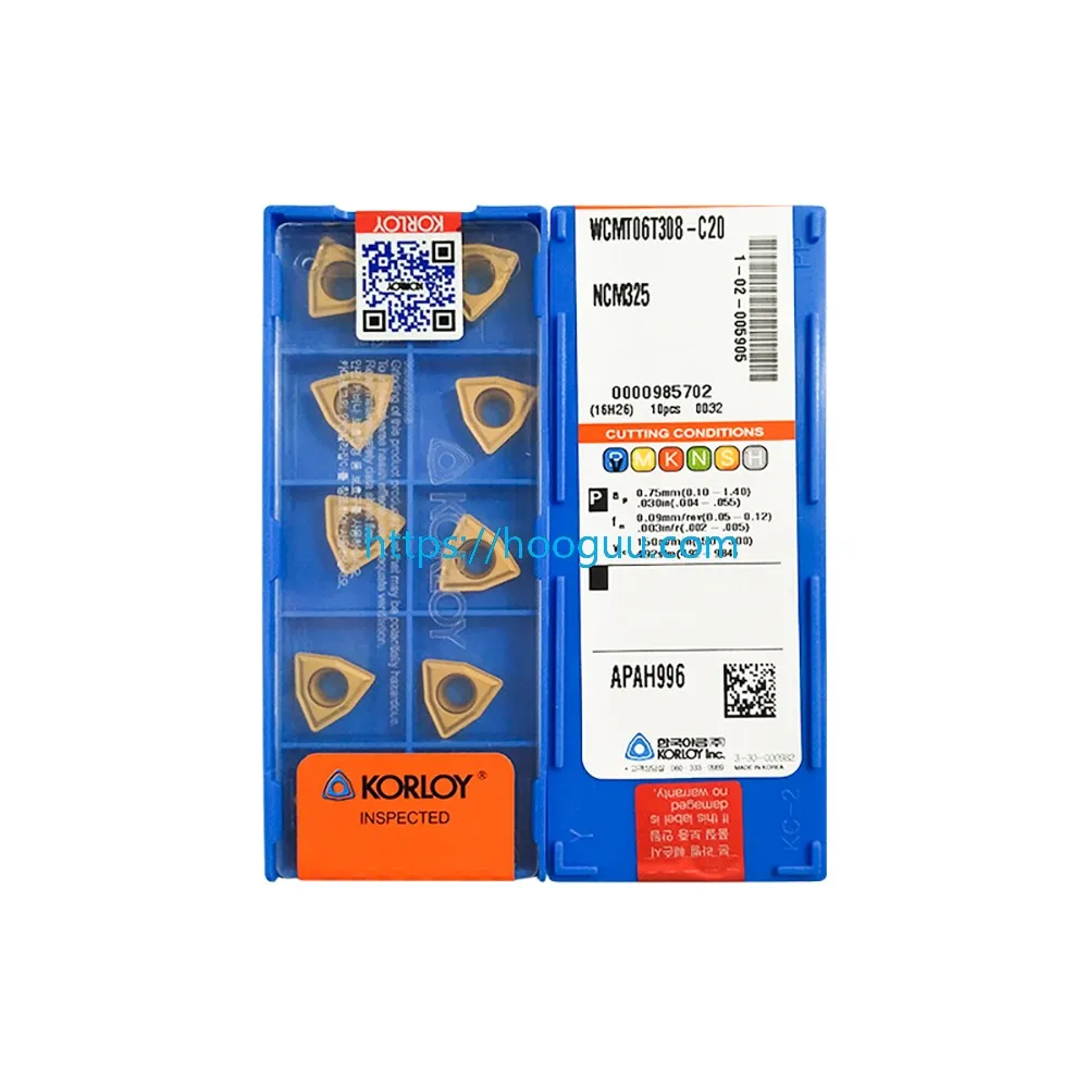 KORLOY Original WCMT WCMT030208 WCMT06T308 WCMT080412 WCMT080408 WCMT050308 C20 Indexable U-Drill King Drill