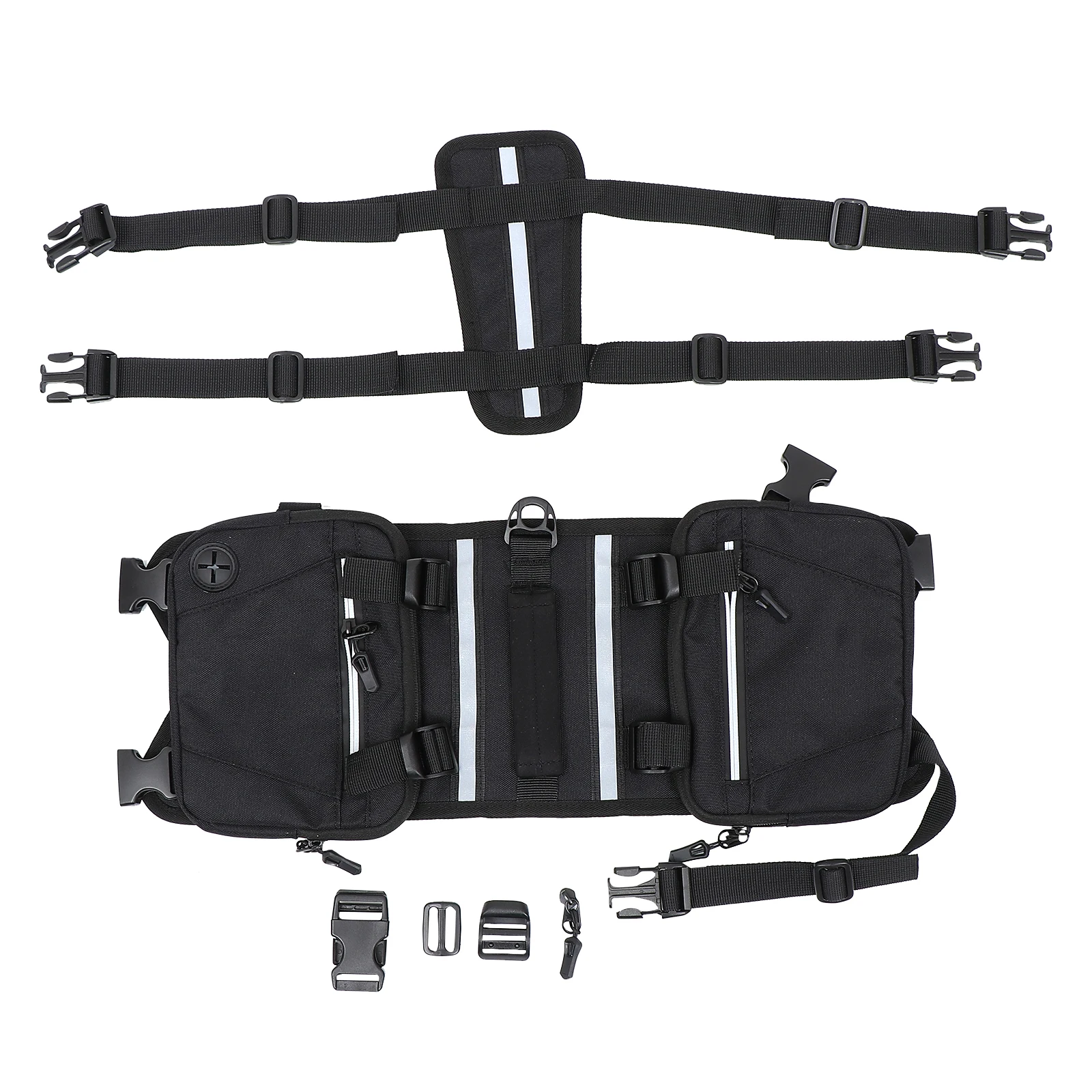 

Dog Backpack Oxford Cloth Adjustable Harness Portable Self Wearing Waterproof Travel Bag Pet Supplies Mini Dog Gear