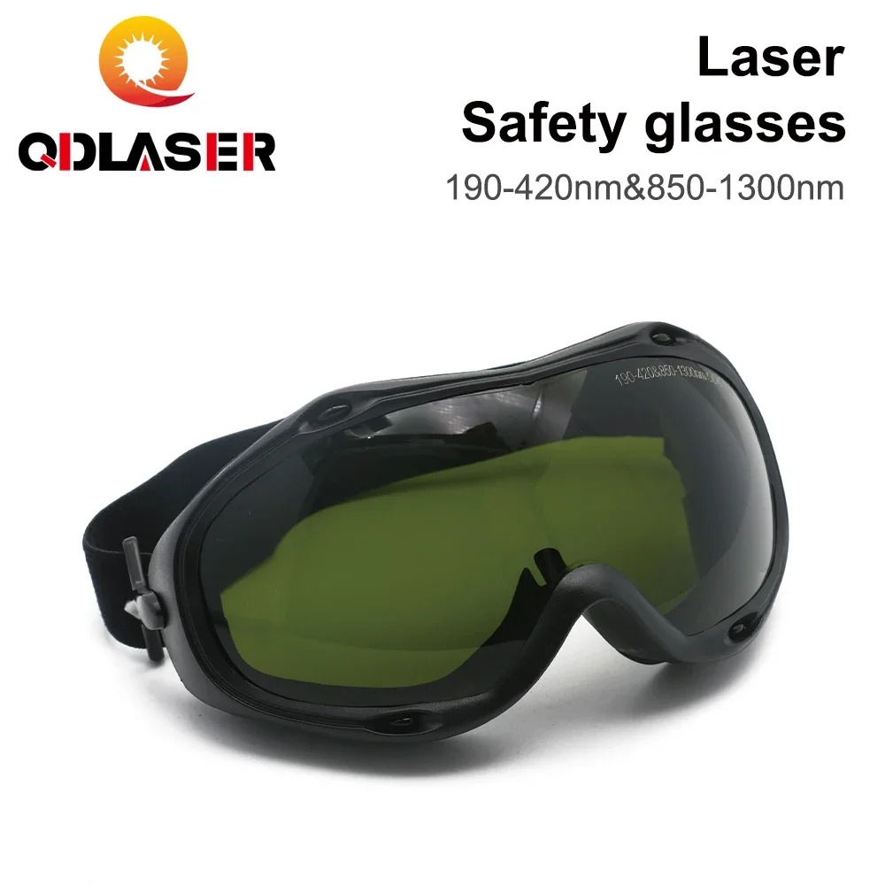 QDLASER 1064nm Laser Safety Goggles Type F 850-1300nm OD6+ Wavelength Protective Glasses Shield For CO2 laser machines