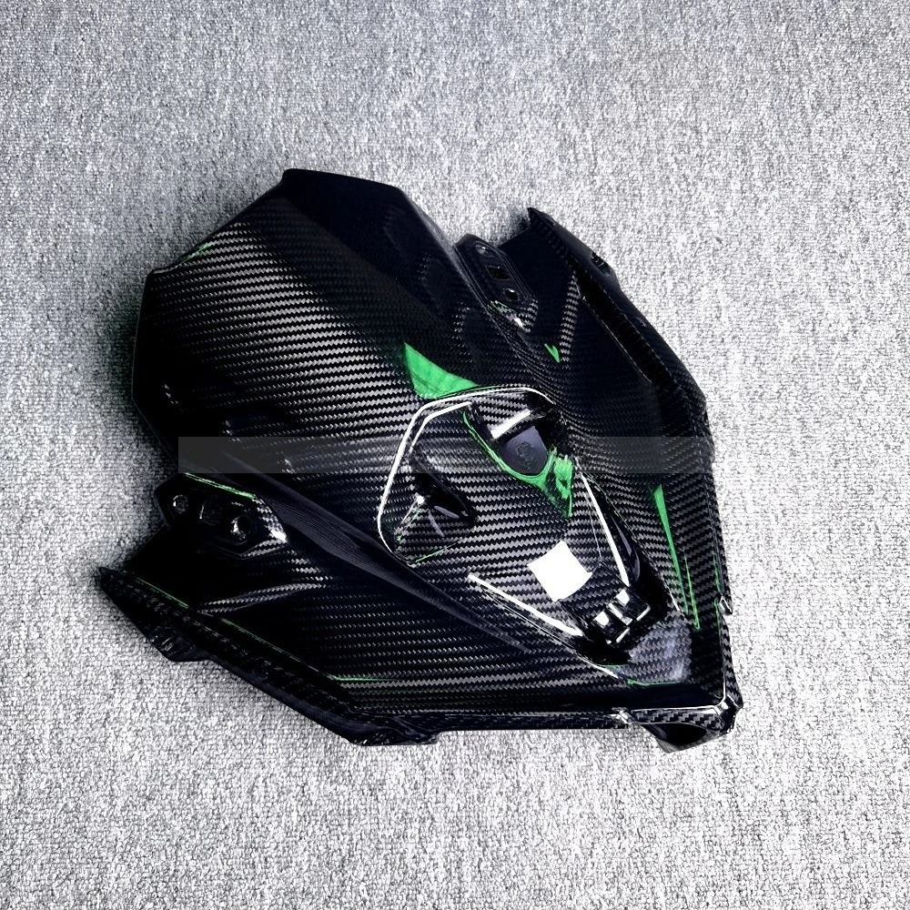 

High Fuel Tank Cover for NINJA 650, Dry Carbon Fiber Mudguard Windshield Panel