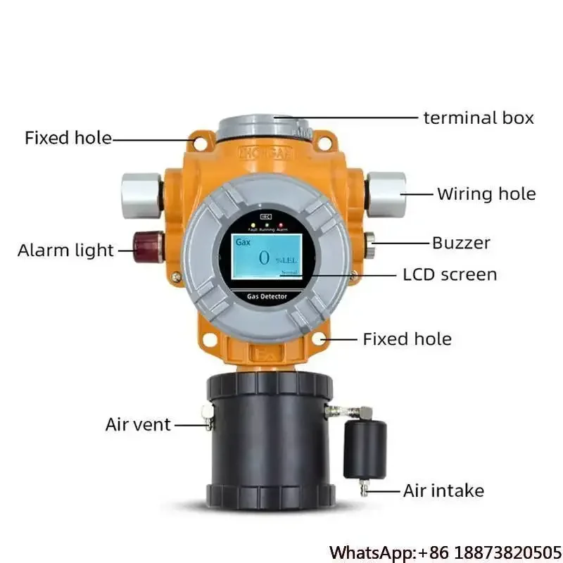 

S400-B TVOC Toxic & Harmful Flammable Gas Pump Sampling Fixed Multi Gas Detector Gas Alarm Detector